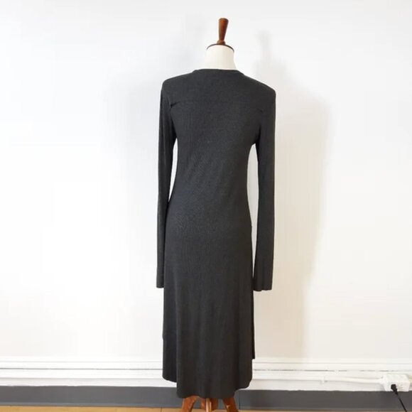 Joah Brown | Soleil Cardigan in Heather Gray Ribbed - Picture 4 of 6